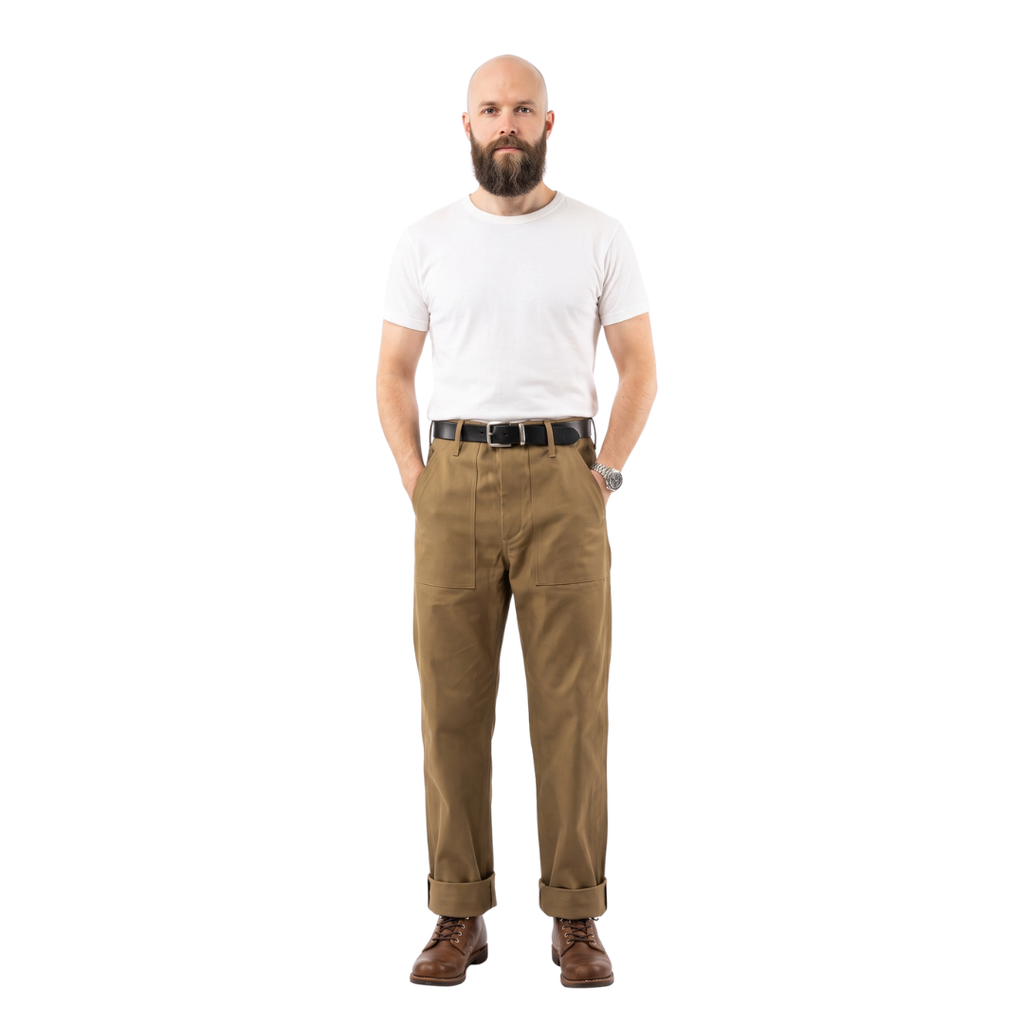 Pants Herringbone Twill