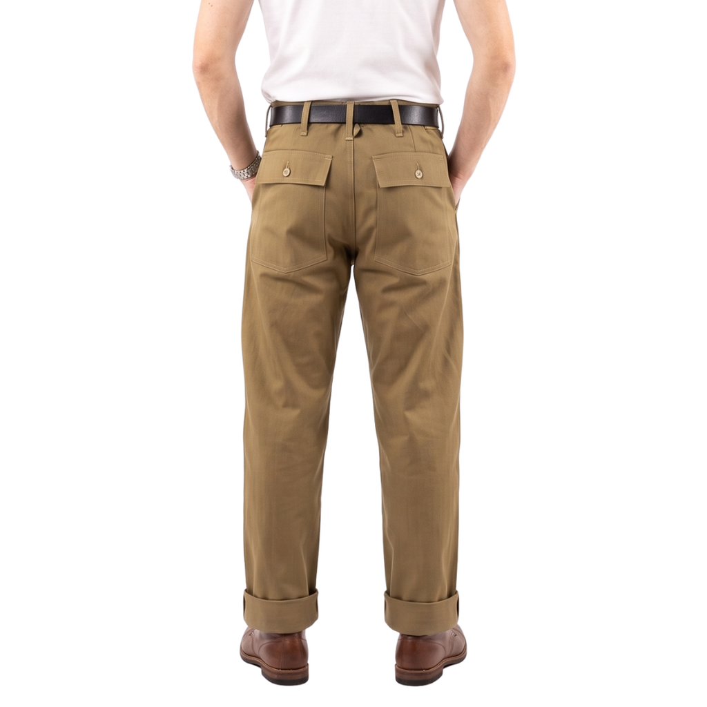 Pants Herringbone Twill