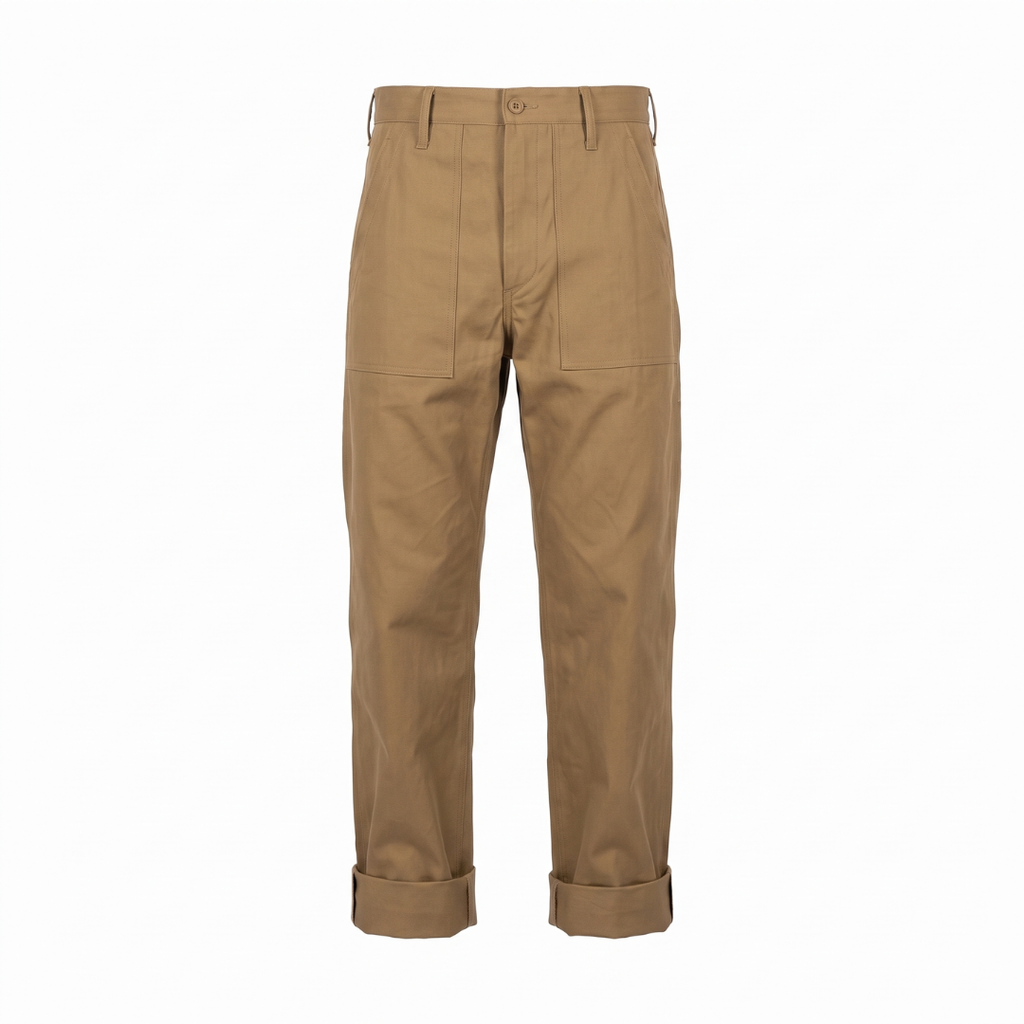 Pants Herringbone Twill