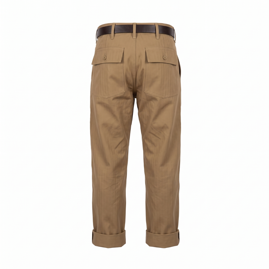 Pants Herringbone Twill
