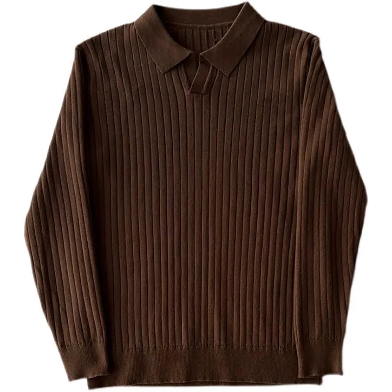 Orlo Knit Long Sleeve Polo