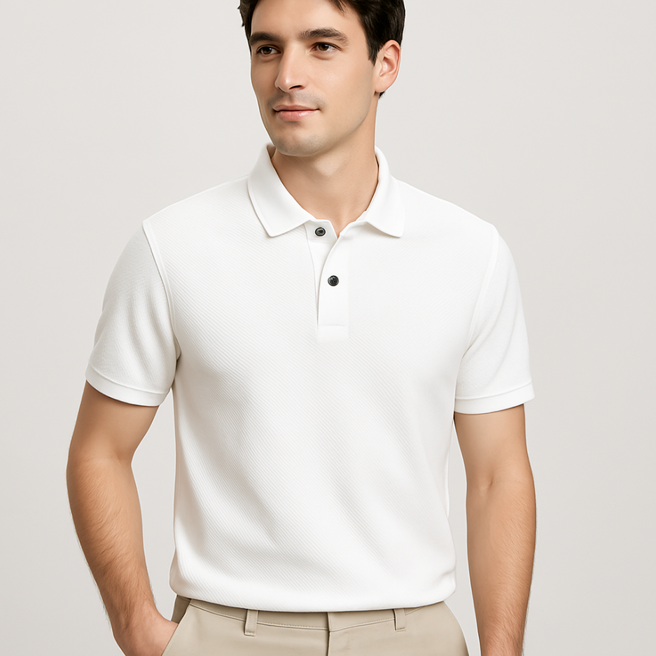 SoftCotton Polo – Classic Neutrals