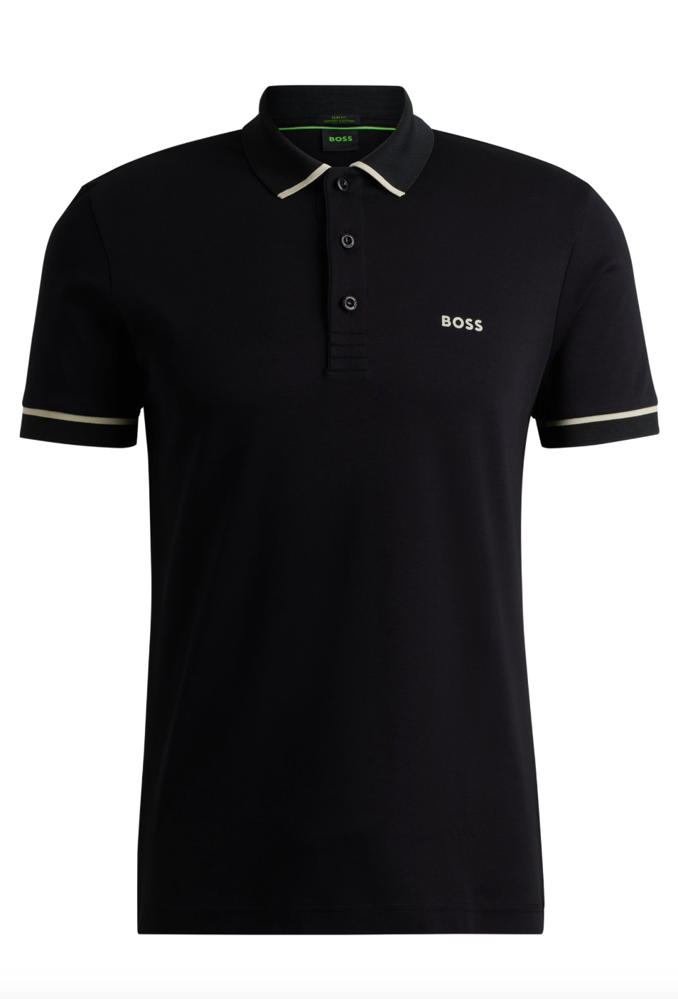 Nevvyo Contrast Slim-Fit Polo