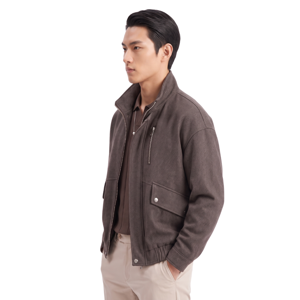 Daily Korean Zipper Jacket